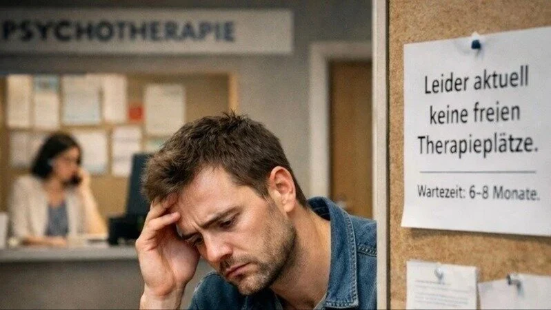 Wartezeit 6-8 Monate - Psychotherapie